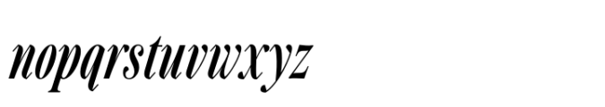 Carefree Semibold Italic Font LOWERCASE