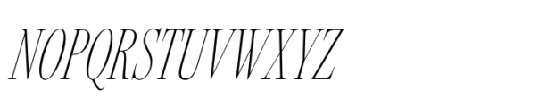 Carefree Thin Italic Font UPPERCASE