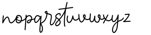 Careista Regular Font LOWERCASE