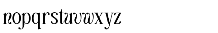 Carely Orches Regular Font LOWERCASE