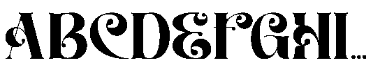 Carevo Regular Font UPPERCASE