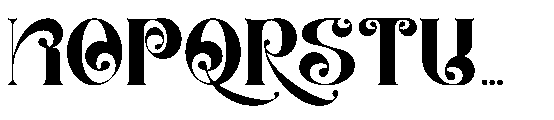 Carevo Regular Font UPPERCASE