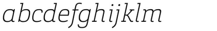 Cargan Thin Italic Font LOWERCASE