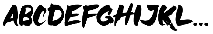 Cargano Brush Font UPPERCASE