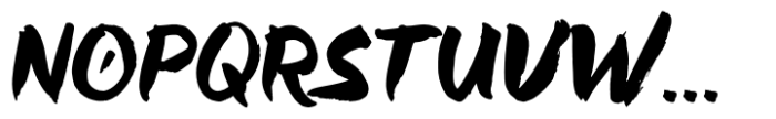 Cargano Brush Font UPPERCASE