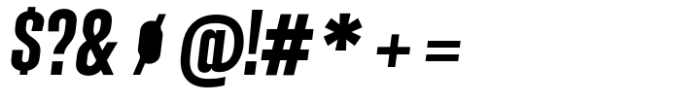 Cargi Semi Bold Oblique Font OTHER CHARS