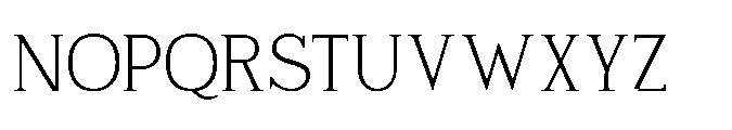 Carhane Font UPPERCASE