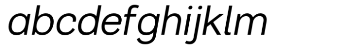 Caribantu Grotesque Light Oblique Font LOWERCASE