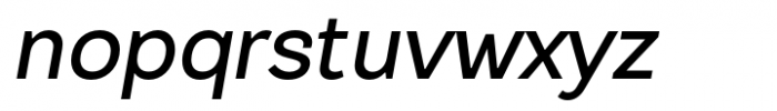 Caribantu Grotesque Regular Oblique Font LOWERCASE