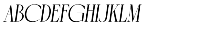 Carika Italic Font UPPERCASE