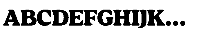 Cario Black Font UPPERCASE