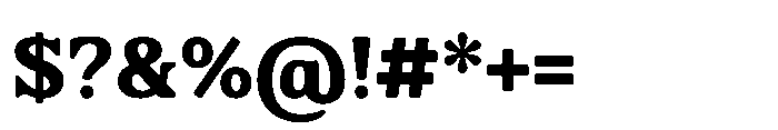 Cario Bold Font OTHER CHARS