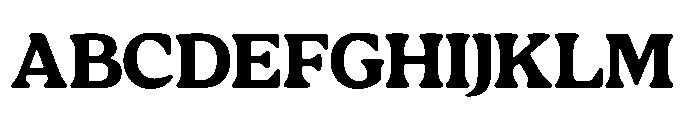 Cario Bold Font UPPERCASE