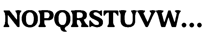 Cario Bold Font UPPERCASE