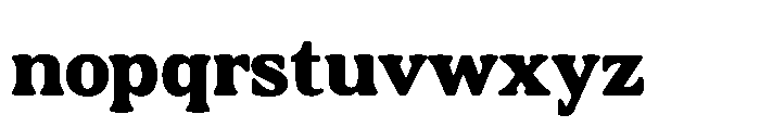 Cario ExtraBold Font LOWERCASE