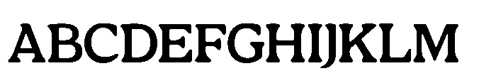 Cario Medium Font UPPERCASE
