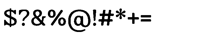 Cario Regular Font OTHER CHARS