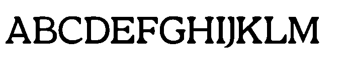 Cario Regular Font UPPERCASE
