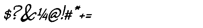 Carlessé Script Font OTHER CHARS