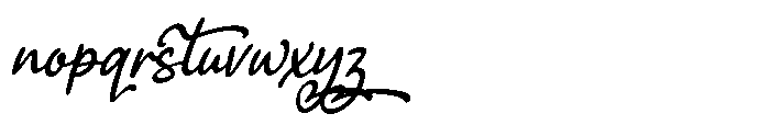 Carlessé Script Font LOWERCASE
