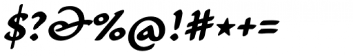 Carlin Script Bold Italic Font OTHER CHARS