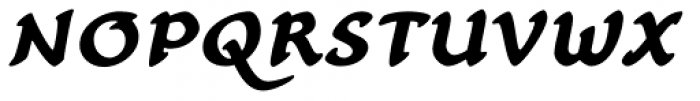 Carlin Script Bold Italic Font UPPERCASE
