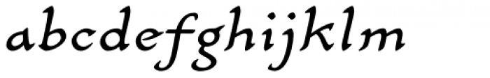Carlin Script Italic Font LOWERCASE