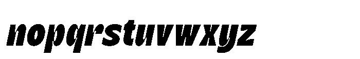 Carlone Italic Font LOWERCASE