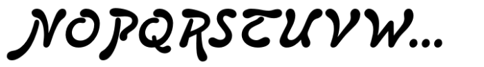 Carlsbad Bold Italic Font UPPERCASE