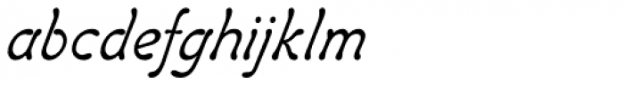 Carlsbad Italic Font LOWERCASE