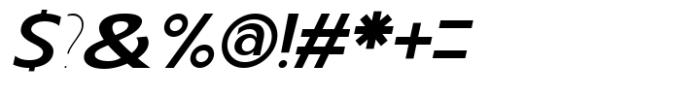 Carltine Semi Bold Italic Font OTHER CHARS