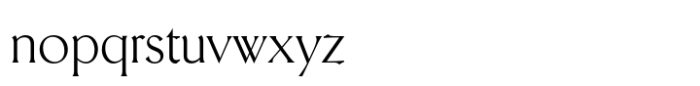 Carlton Std Font LOWERCASE