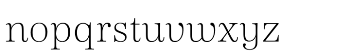 Carmay Thin Font LOWERCASE