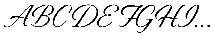 Carmeline Font UPPERCASE