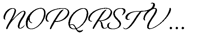 Carmeline Font UPPERCASE