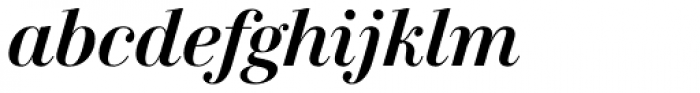 Carmen Medium Italic Font LOWERCASE