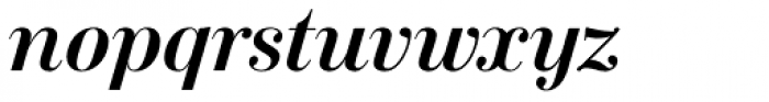 Carmen Medium Italic Font LOWERCASE