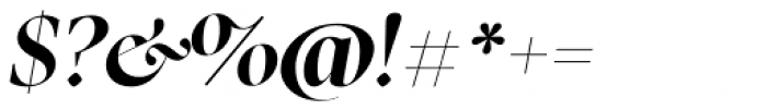 Carmensin Display Bold Italic Font OTHER CHARS