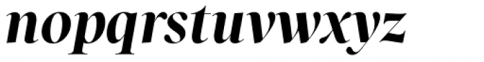 Carmensin Display Bold Italic Font LOWERCASE