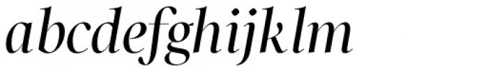 Carmensin Display Medium Italic Font LOWERCASE