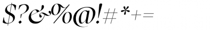 Carmensin Display Regular Italic Font OTHER CHARS