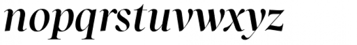 Carmensin Display SemiBold Italic Font LOWERCASE