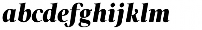 Carmensin Headline Black Italic Font LOWERCASE