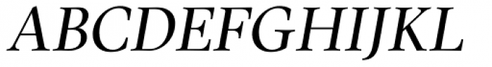 Carmensin Headline Medium Italic Font UPPERCASE