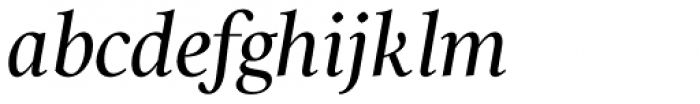 Carmensin Headline Medium Italic Font LOWERCASE