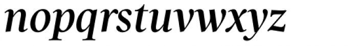 Carmensin Headline SemiBold Italic Font LOWERCASE