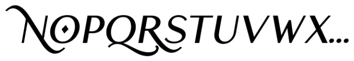 Carmiers Bold Italic Font LOWERCASE
