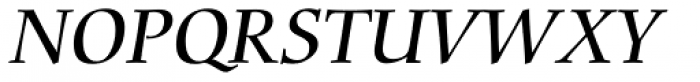Carmina Medium Italic Font UPPERCASE