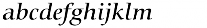 Carmina Medium Italic Font LOWERCASE