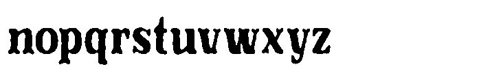 Carnival Street Font LOWERCASE